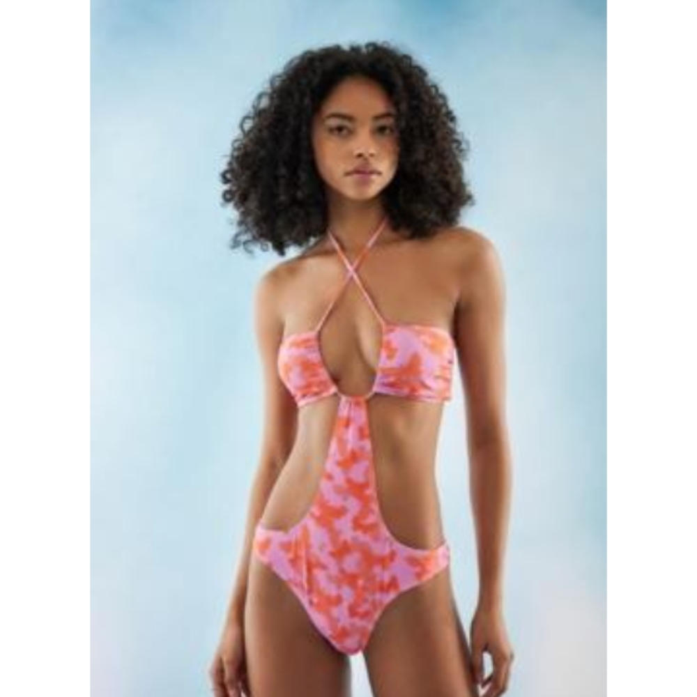 UO OUT FROM UNDER MARINA LILAC BATHING SUIT